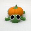Baby Turtle with Pumpkin Shell Decoration