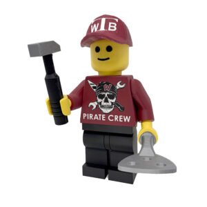 Pirate Crew Brick Mega Figure (5:1 size)